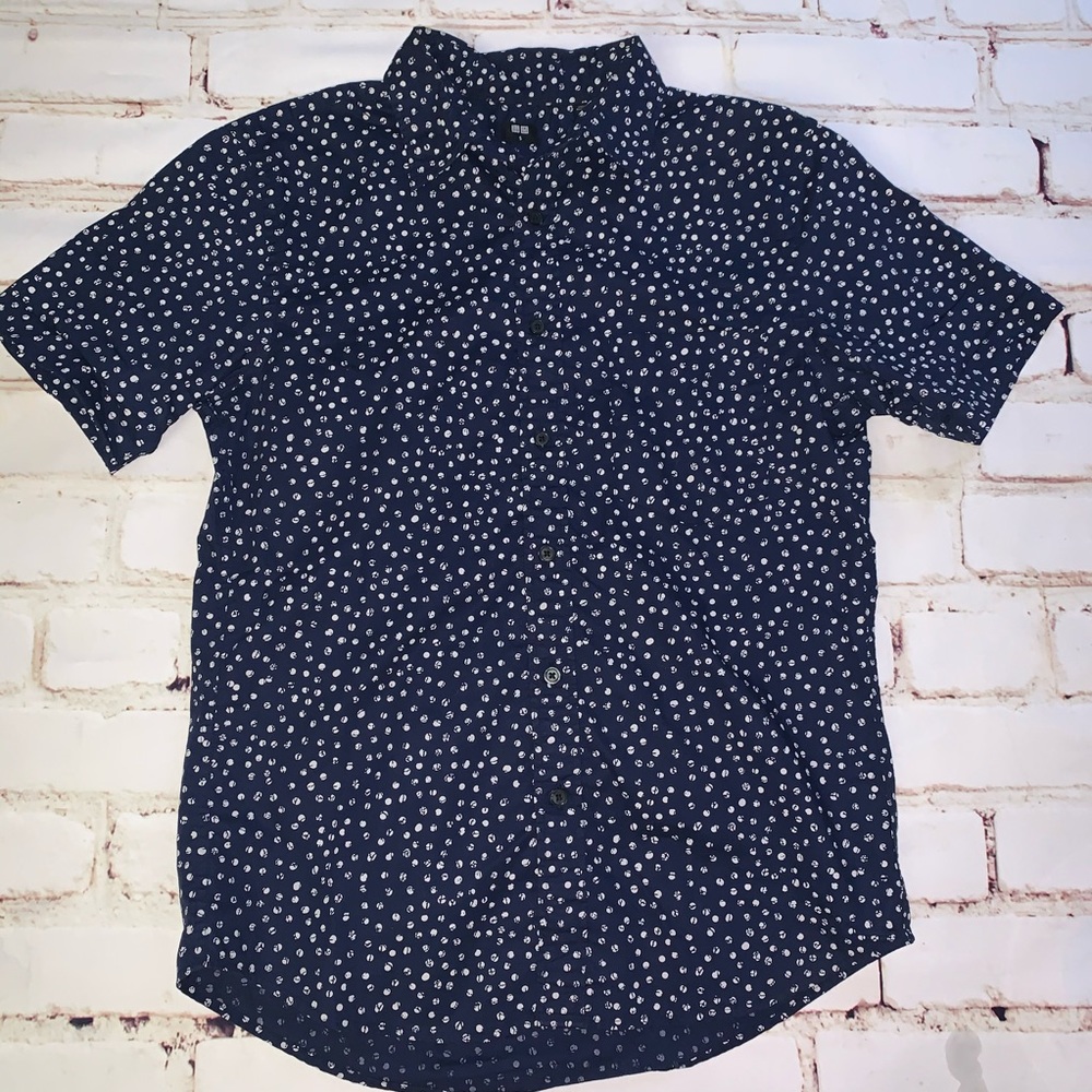 [uniqlo] s/s button down shirt